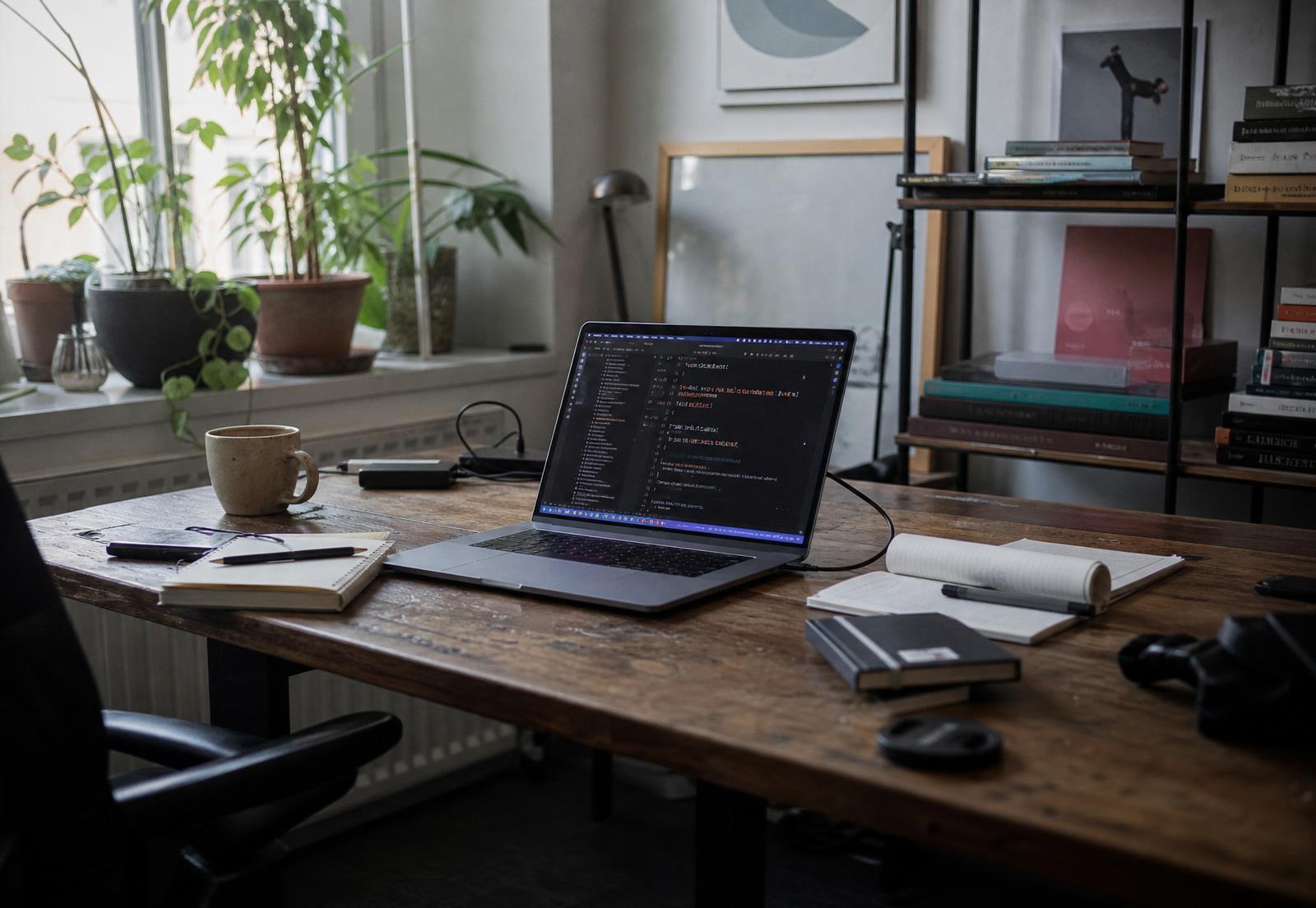 Open floor where engineers and designers ship together.